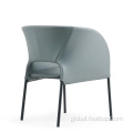 China Hot Sales Office Chair Iron Legs Soft Leather Manufactory